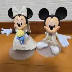 ミッキー ミニー ウェディングケーキトッパー