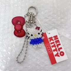 サンリオ LOWRYSFARM ハローキティ ビーズキーチャーム レッド