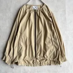美品✨ 23区 ナイロン2WAYストレッチブルゾン ベージュ 32 撥水 洗えるのサムネイル