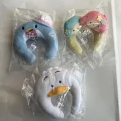 サンリオ　ミニカチューシャ　タキシードサム　キキララ　ぺっくる