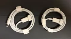 未使用　iPhone 純正ライトニングケーブル　2本セット