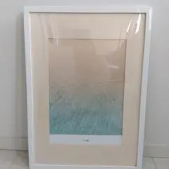 海のアートパネル 額装済み　大型 幅47cm✕高さ65cm　ポスターA3のサムネイル