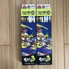 uni スプラトゥーン3 2B 鉛筆 12本入り　日本製　えんぴつ　2箱セット