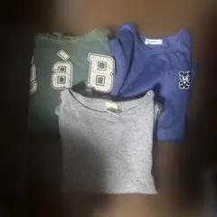 子供服　男の子120cm トップス3点セット　美品　値下げ‼️
