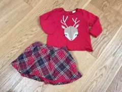 ギャップ　エイチアンドエム　サンタ　コスプレ　ベビー