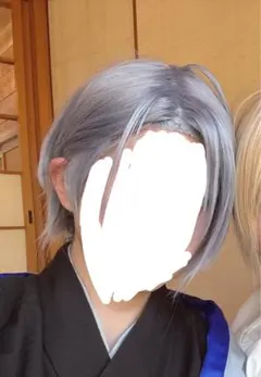 山姥切長義　コスプレ　ウィッグ 刀剣乱舞 山姥切長義 風 ウィッグ 【カラー変更可】 刀剣乱舞 風