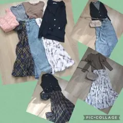 レディース服　まとめ売り 1週間コーデ　大人カジュアル　春　ML　オフィス新品含