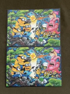 新品 ミニオン ミニオンズ&モンスターズ 映画 江口夏実 ポストカード