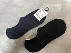 ユニクロ　ベリーショートソックス 2足セット（ネイビー・ブラック）25-27cm