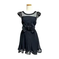 ビッグリボン ミニドレス 日本製 グランジ ダークコア supremelala