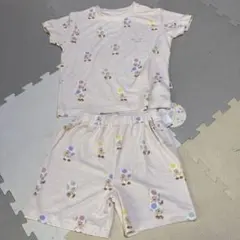 【スーパーマリオ】【キッズ】キノピオTシャツ&ショートパンツセット