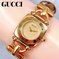 稼動品✨美品 GUCCI レディース腕時計 6300L ゴールド 新品ベルト 金のサムネイル