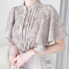 mily bilet ミウィビレット ピンタック フレア ブラウス Mのサムネイル
