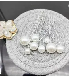 【セット販売】パールヘアピン&ヘッドドレス