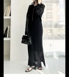 ヘザー　ワンピース　アメスリ　カーディガンセット
