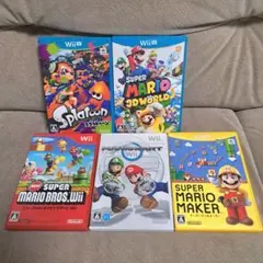 Wii U Wii Nintendo ソフト 5本セット売り マリオ 人気ゲーム