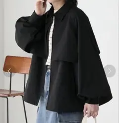 BONLECILL マルチウェイボリュームスリーブルーズスウィングトップブルゾン