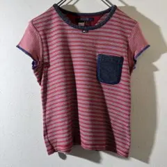 C-11 TOMMY JEANS ストライプ Tシャツ Sサイズ