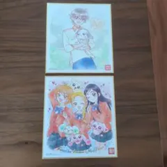 ふたりはプリキュア Max Heart、ミニ色紙 2枚セット