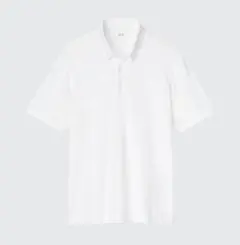 【新品未使用】エアリズムカノコポロシャツ白ホワイト ポロシャツ