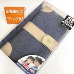 名探偵コナン マルチスマートフォンケースM 工藤新一＆毛利蘭4488