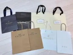 ブランドショッパー8点（clé de peau, MAC, COACH, 他）