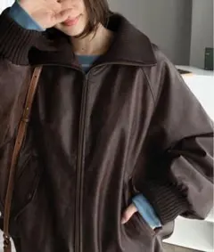 クラシカルエルフ 《Javaジャバコラボ》リブタートル フェイクレザージャケット