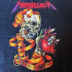 Metallica ブラック Tシャツ スカル