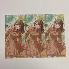 プロセカ アニメイト特典 クリアしおり 花里みのり