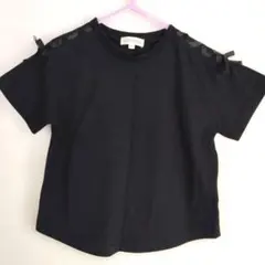 SHOO・LA・RUE キッズ 半袖Tシャツ 110cm ブラックのサムネイル