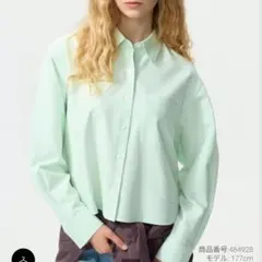 UNIQLO JW ANDERSON オックスフォードシャツ ライトグリーン