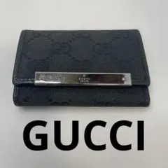 GUCCI グッチ GGキャンバス 6連 キーケース レザー 革 GG柄