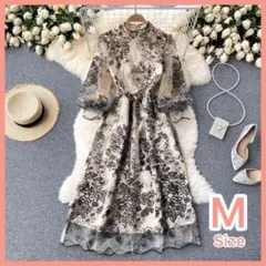 【 新品】レディース　フォーマル　ワンピース　ドレス　パーティー　結婚式M