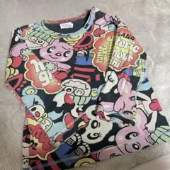 カラフルキャラクター長袖Tシャツ 90