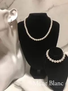 ☆新品☆天然貝パール 真珠ホワイトカラー10mm 冠婚葬祭