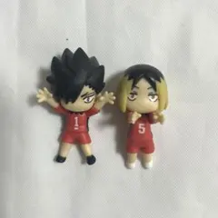 ハイキュー チョコエッグ(黒尾鉄朗、孤爪研磨)