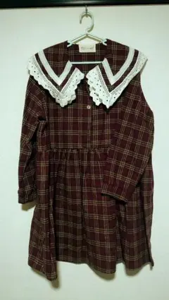 【Favorite】 チェック柄 ワンピース【使用感あり】