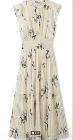 Sustainable20周年プリントワンピース　P