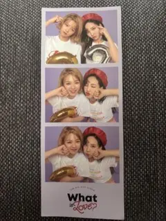 twice What is Love? プリ風ステッカー　ナヨン&ジョンヨン