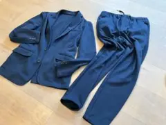 ナノユニバース　nano base スウェット　セットアップ　紺