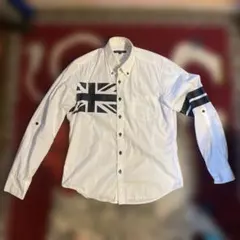 Garçon Wave イギリス国旗プリント長袖シャツ サイズ2のサムネイル