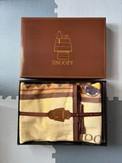 【新品未使用】SNOOPY ハーフ綿毛布 100×140のサムネイル