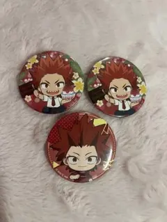 僕のヒーローアカデミア 切島鋭児郎 缶バッチ3個セット