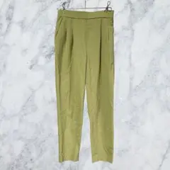 12941 グローバルワーク テーパードパンツ グリーン XS スラックス 古着