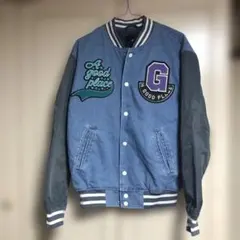 H&M デニムスタジャン A good place刺繍のサムネイル