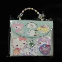 サンリオキャラクターズ 鍵付き シールコレクションバッグ シール帳 シールバッグ