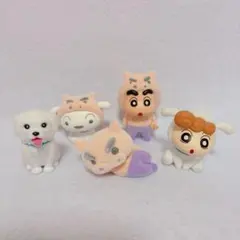짱구 ふわふわフロッキー ぶりぶりざえもん シロ ひまわり