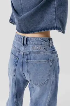 美品❤️BIBIY. 美シルエットフェードデニム　　　　サイズS ¥20,000 BIBIY. MADE | BIBIY. FADED DENIM｜Bibiy.
