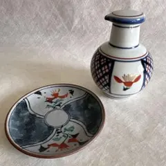 陶器製 醤油さし 小皿