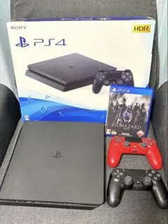 PS4 ジェットブラック500GB CUH2100A バイオハザード6付き